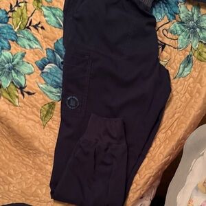 Greys anatomy Navy Scrub Jogger Pants with Pocket Logo